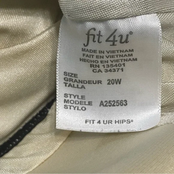 Fit 4U swim dress size 20W aqua,black,white geo design adjustable straps 1piece - Picture 12 of 13